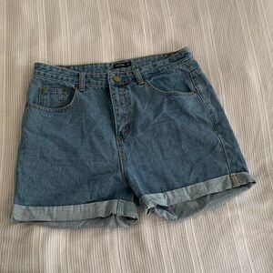Nasty Gal Denim Blue Women's Shorts